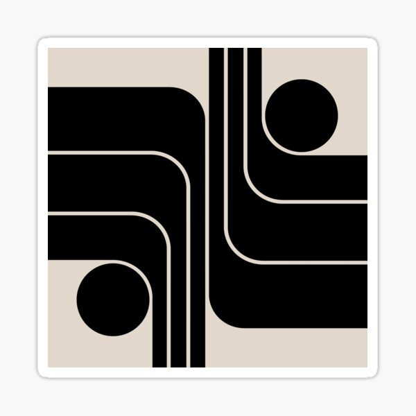 Item preview, Retro Geometric Design 653 designed and sold by tonymagnerart.