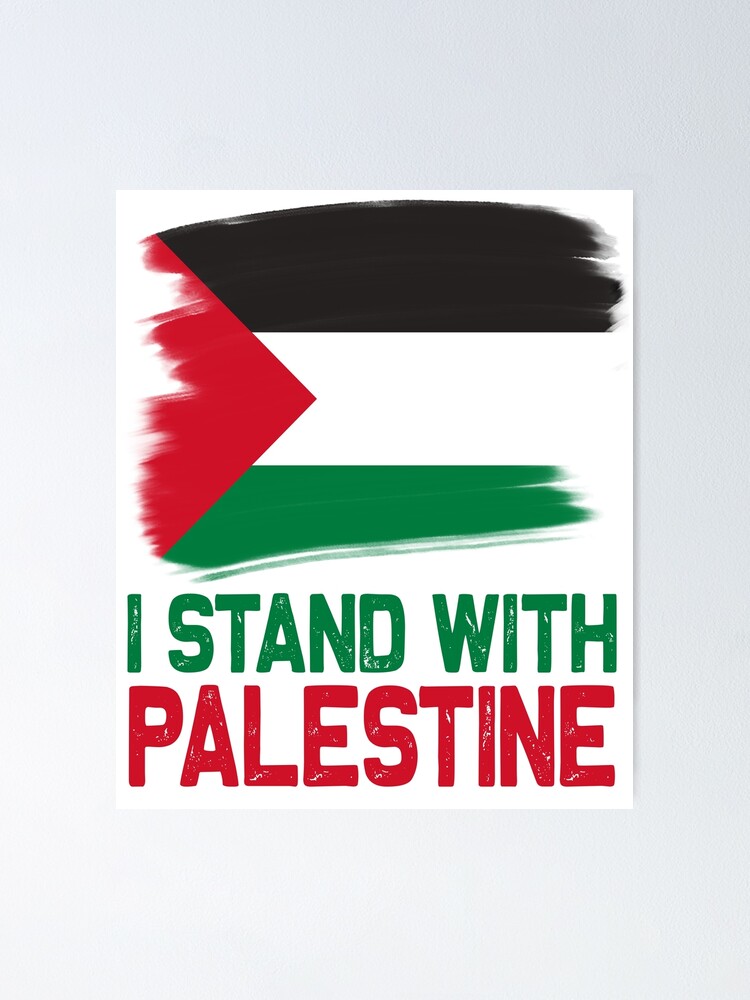 Free Palestine I Stand With Palestine Free Gaza Free Jerusalem T   Fposter,small,wall Texture,product,750x1000 