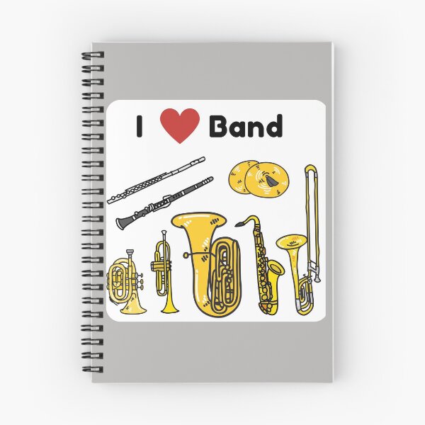 Item preview, 'I Love Band 'sticker designed and sold by BlakefourDesign.