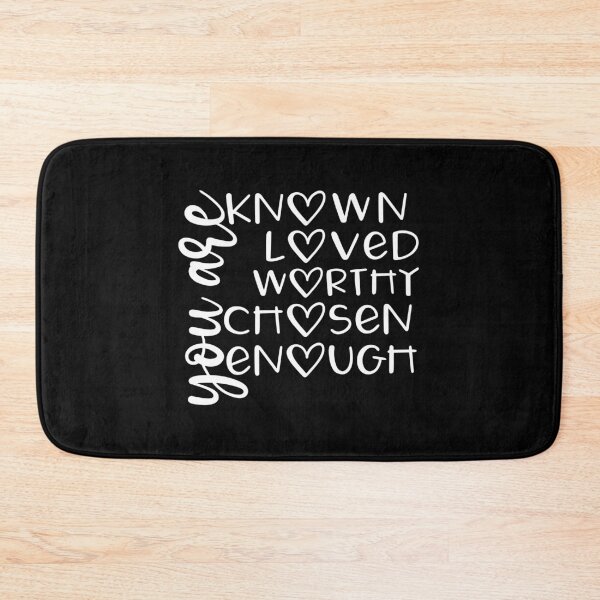 Item preview, You are Known Loved Worthy Chosen Enough Shirt, Worthy Chosen Enough, Worthy Christian Loved,Jesus Shirt, Shirt for Christian designed and sold by plussorn.