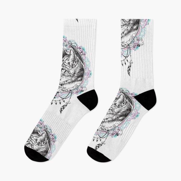 Item preview, Beautiful Cat Native Mandala  designed and sold by SunnyAlloy.
