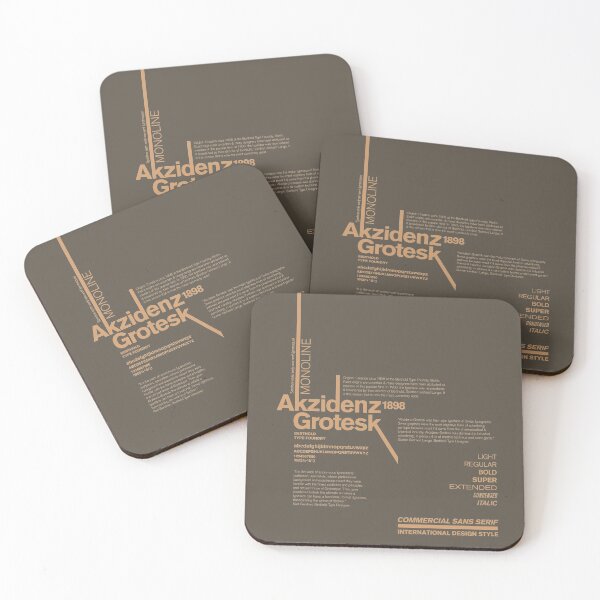 Item preview, Akzidenz Grotesk Typeface Font Typography Design designed and sold by paperpark.
