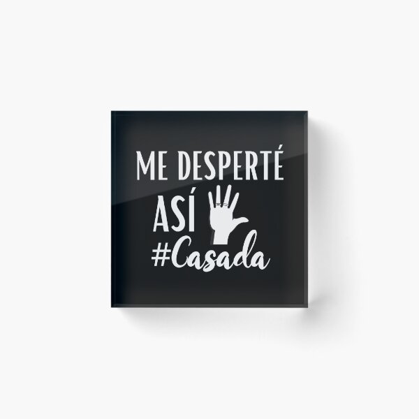 Item preview, Me Desperté Así Casada | Spanish for I woke up like this #Married  designed and sold by InkItStudio.