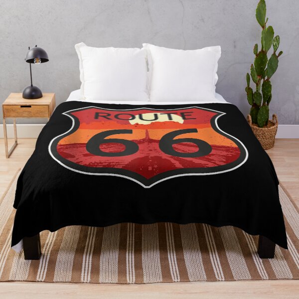 Item preview, U.S. Route 66 Vintage Desert Highway Historic Road Sign designed and sold by WalterKern.