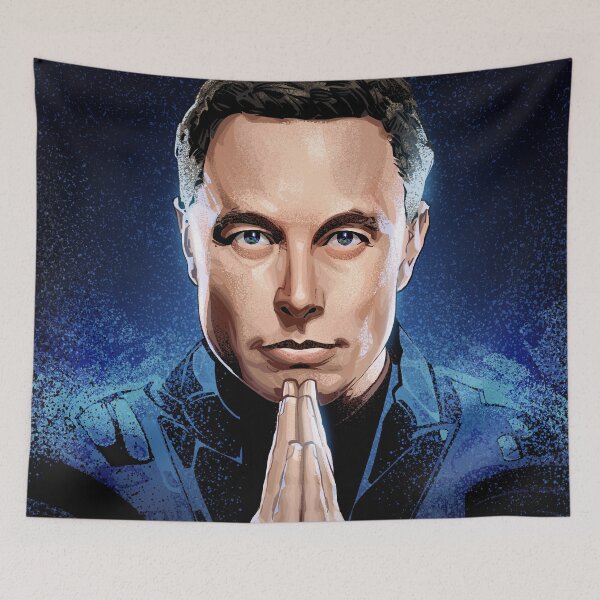 Artikelvorschau, Elon Musk entworfen und verkauft von Nikita Abakumov.