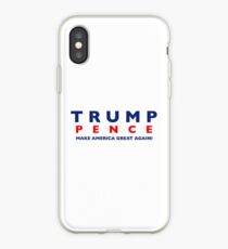 TRUMP PENCE Make America Great Again! Logo iPhone Case