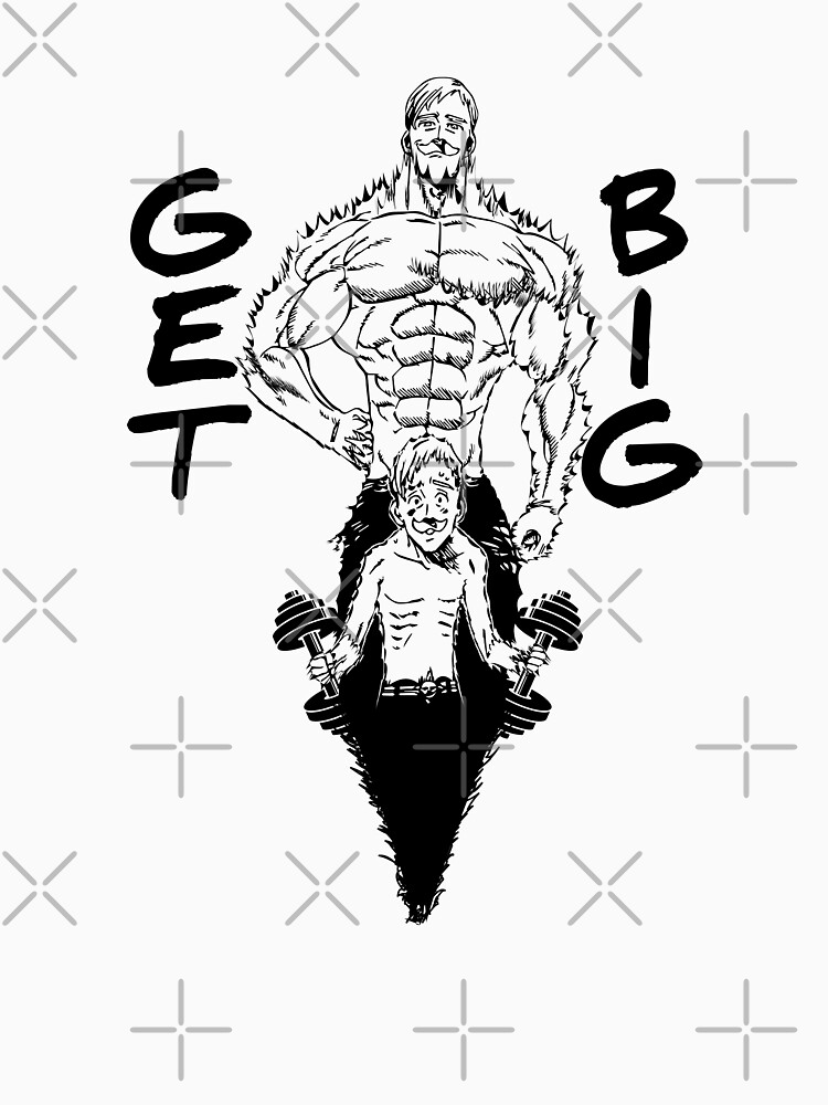 Bodybuilder Escanor Fan art Seven deadly sins by gainzgear