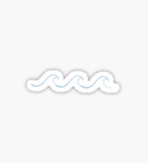 watercolor wave Sticker