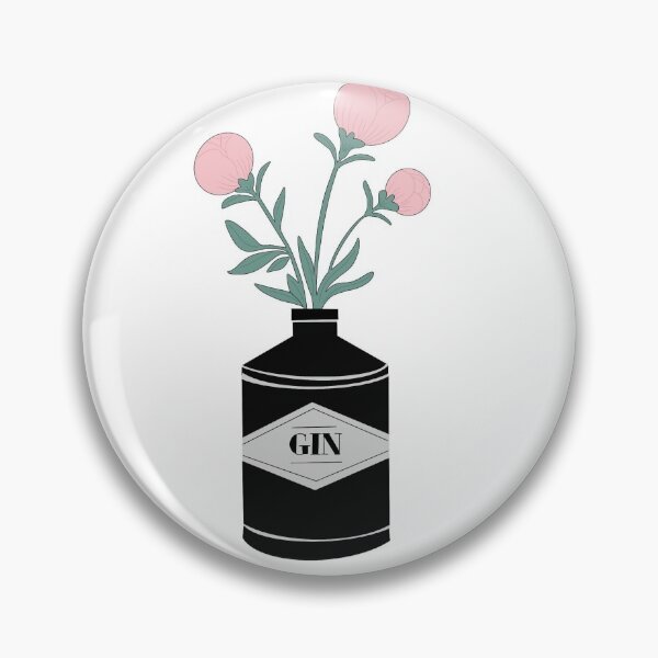 Item preview, Gin bottle flowers designed and sold by Thing3of4girlie.