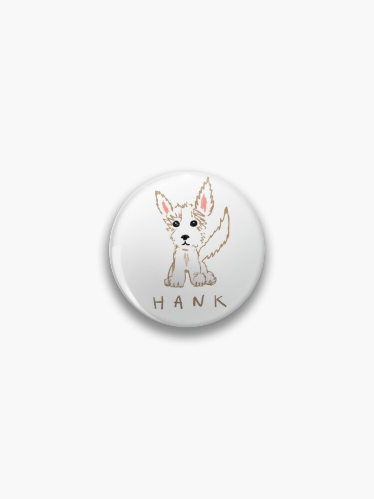 Hank Dog Drawing by Rosé (sticker and more) Magnet for Sale by Sike Shoe