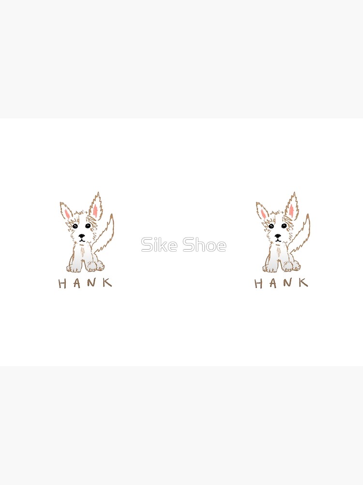 Hank Dog Drawing by Rosé (sticker and more) Magnet for Sale by Sike Shoe