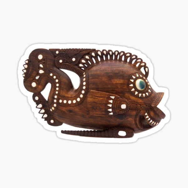 Trobriand Island Fish (Roslyn) Sticker