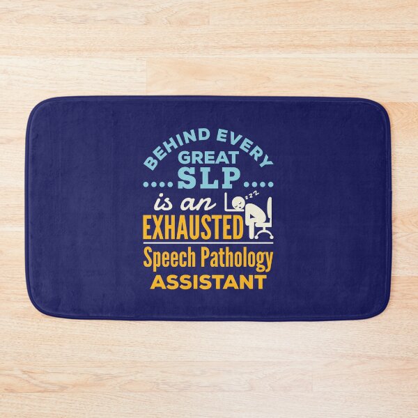 Item preview, Behind Every Great SLP Is an Exhausted Speech Therapy Assistant designed and sold by jaygo.