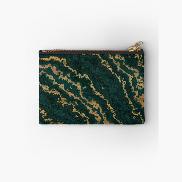 Item preview, Dark Green gold inlay subdued artwork designed and sold by Thecolorschemer.