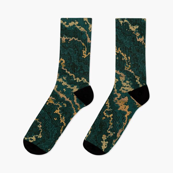 Item preview, Dark Green gold inlay subdued artwork designed and sold by Thecolorschemer.
