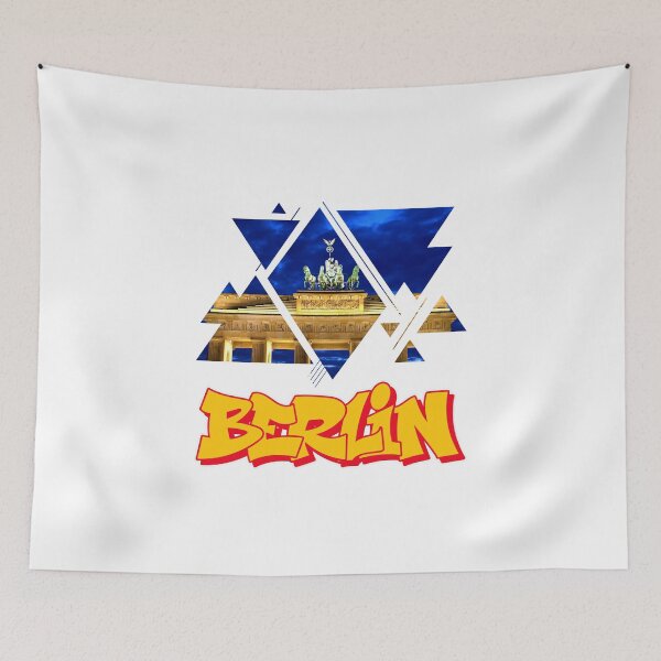 Item preview, Berlin Germany Brandenburg Gate Graffiti designed and sold by BullDesignsShop.
