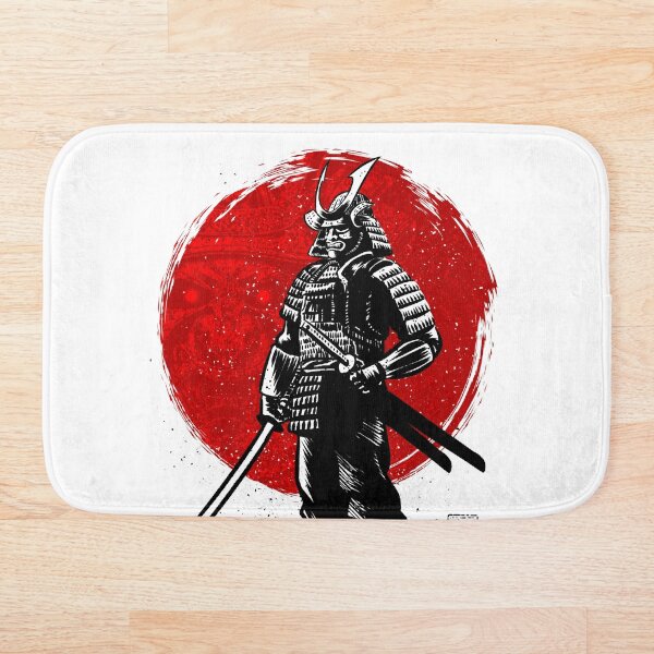 Samurai with two katanas