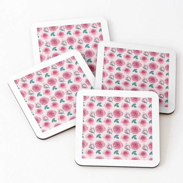 Item preview, red Pink Roses Rose Pattern Flower green iPhone case, laptop case, T-shirt designed and sold by Queengood.