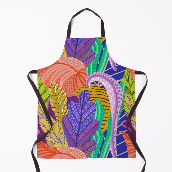 Item preview, Abstract coloful leaves in flat style designed and sold by kMariaART.