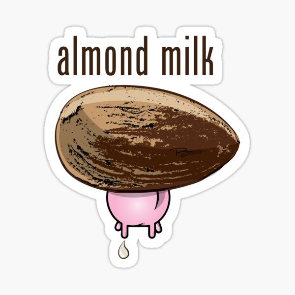 Almond Milk Sticker