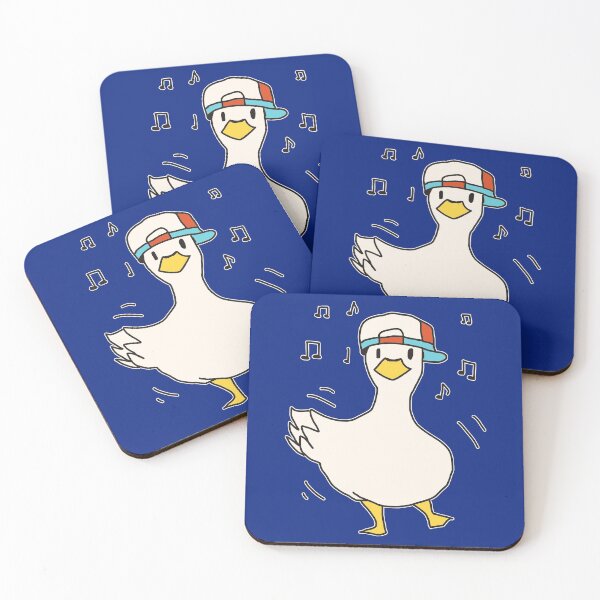 Item preview, Shuba Dancing Duck Meme Funny Cute Duck Wearing Hat designed and sold by DanVsPOD.