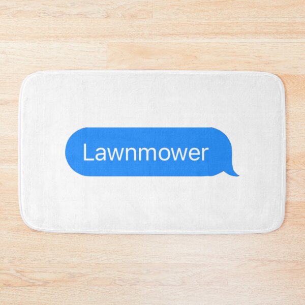 Item preview, Lawnmower text message  designed and sold by MidnightInk Designs.