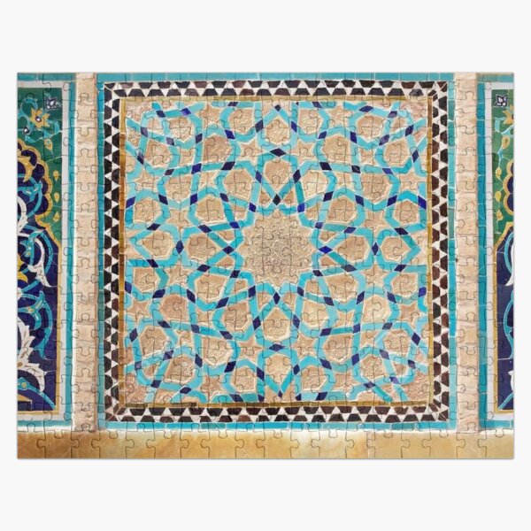 Details of the mosaic at the Jame Mosque of Yazd Jigsaw Puzzle