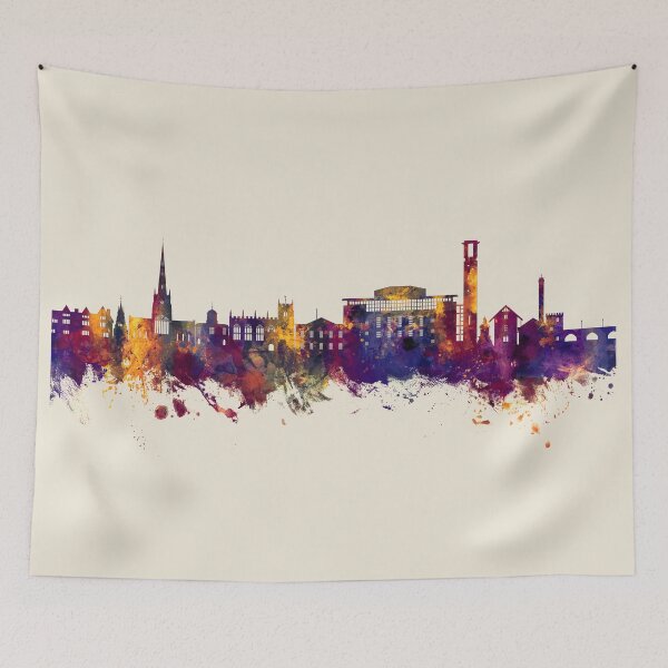 Item preview, Stratford-upon-Avon England Skyline designed and sold by ArtPrints.