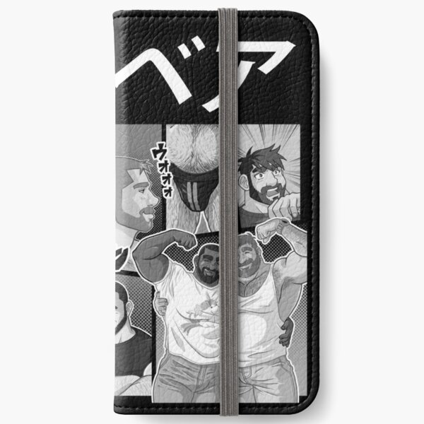 MANGA PAGE (BLACK & WHITE) - VERSION 1 iPhone Wallet
