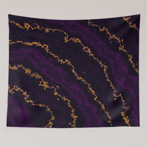 Item preview, Royal Purple gold inlay subdued artwork designed and sold by Thecolorschemer.