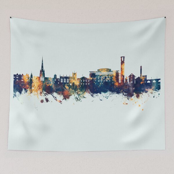 Item preview, Stratford-upon-Avon England Skyline designed and sold by ArtPrints.