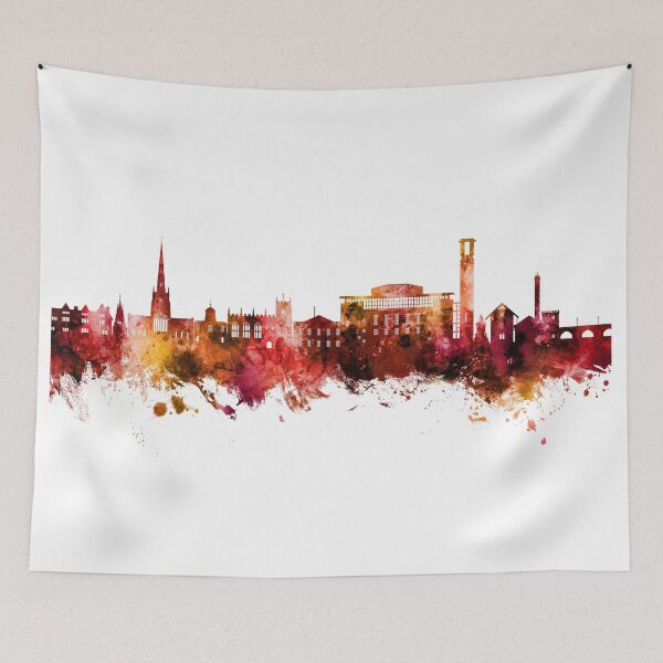 Item preview, Stratford-upon-Avon England Skyline designed and sold by ArtPrints.