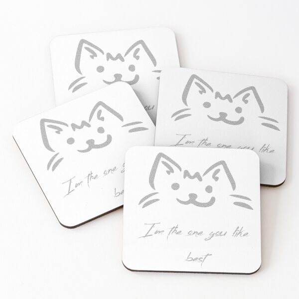 Item preview, A cat's face with a sentence: I am the one you like best designed and sold by storefunnypets.