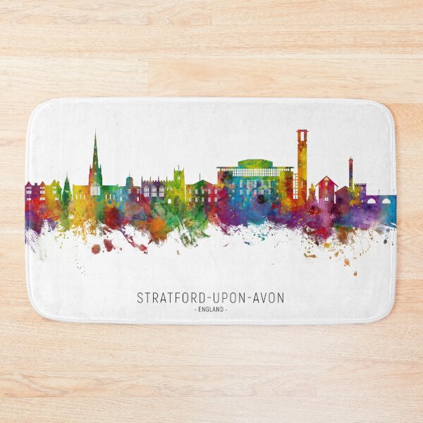 Item preview, Stratford-upon-Avon England Skyline designed and sold by ArtPrints.