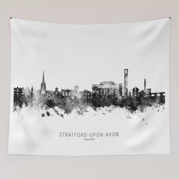 Item preview, Stratford-upon-Avon England Skyline designed and sold by ArtPrints.
