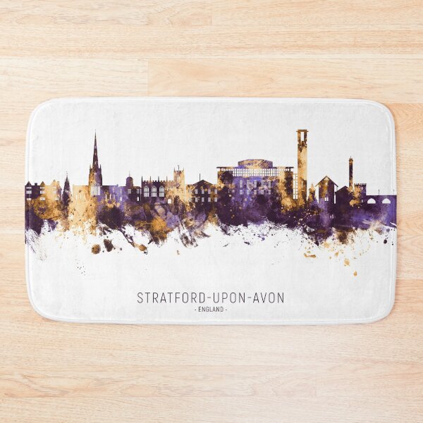 Item preview, Stratford-upon-Avon England Skyline designed and sold by ArtPrints.