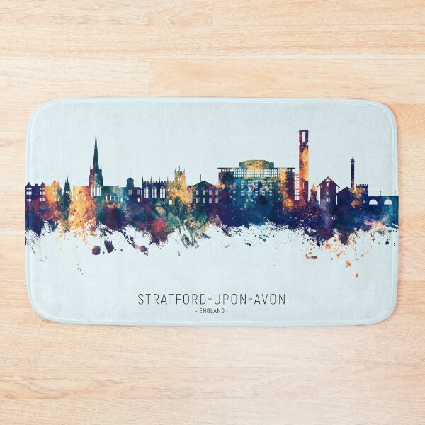 Item preview, Stratford-upon-Avon England Skyline designed and sold by ArtPrints.
