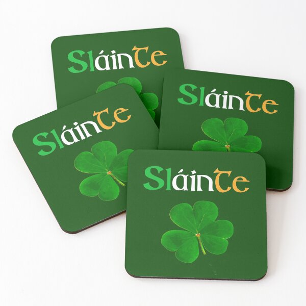 Item preview, Slainte and Shamrock - Irish cheers and Irish symbol from St Patrick designed and sold by Danicus666.