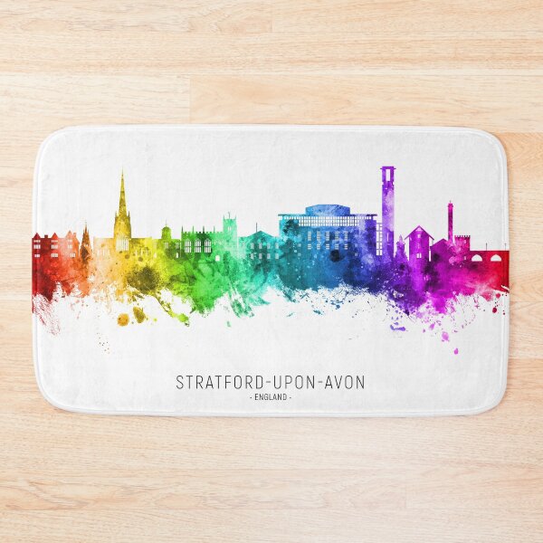 Item preview, Stratford-upon-Avon England Skyline designed and sold by ArtPrints.