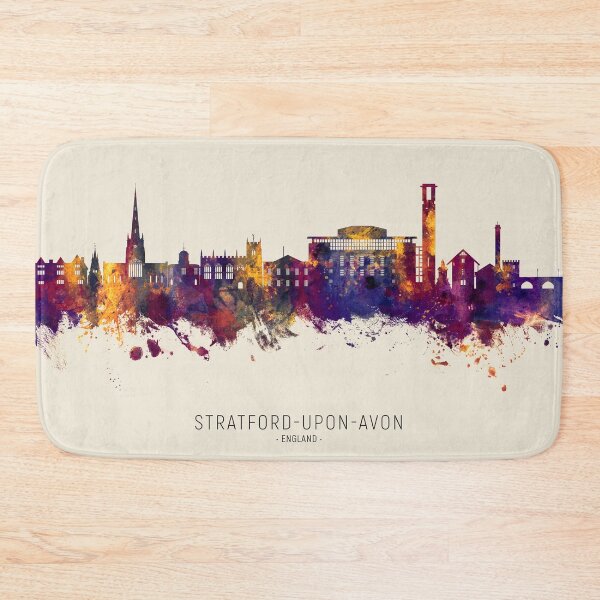 Item preview, Stratford-upon-Avon England Skyline designed and sold by ArtPrints.