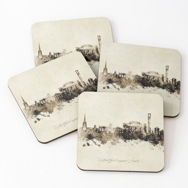 Item preview, Stratford-upon-Avon England Skyline designed and sold by ArtPrints.