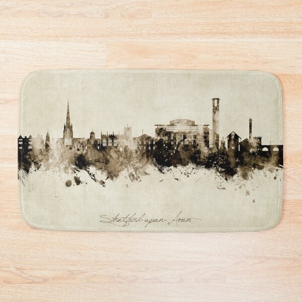 Item preview, Stratford-upon-Avon England Skyline designed and sold by ArtPrints.