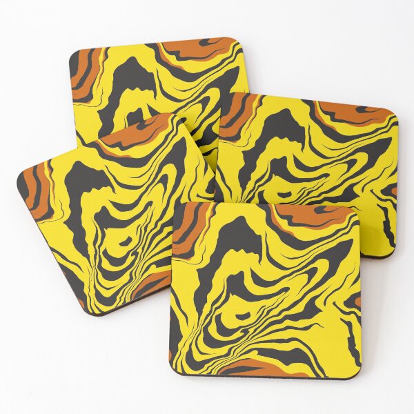 Item preview, Yellow orange black art abstract background  designed and sold by Roselove4869.