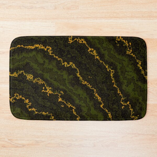 Item preview, Royal Olive green gold inlay subdued artwork designed and sold by Thecolorschemer.