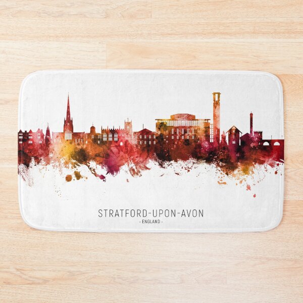 Item preview, Stratford-upon-Avon England Skyline designed and sold by ArtPrints.