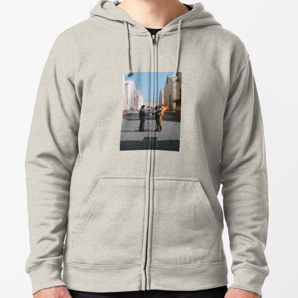 Pink Floyd souhaite que vous étiez ici Veste zippée à capuche