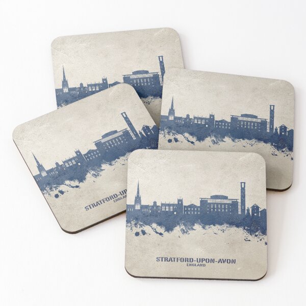 Item preview, Stratford-upon-Avon England Skyline designed and sold by ArtPrints.