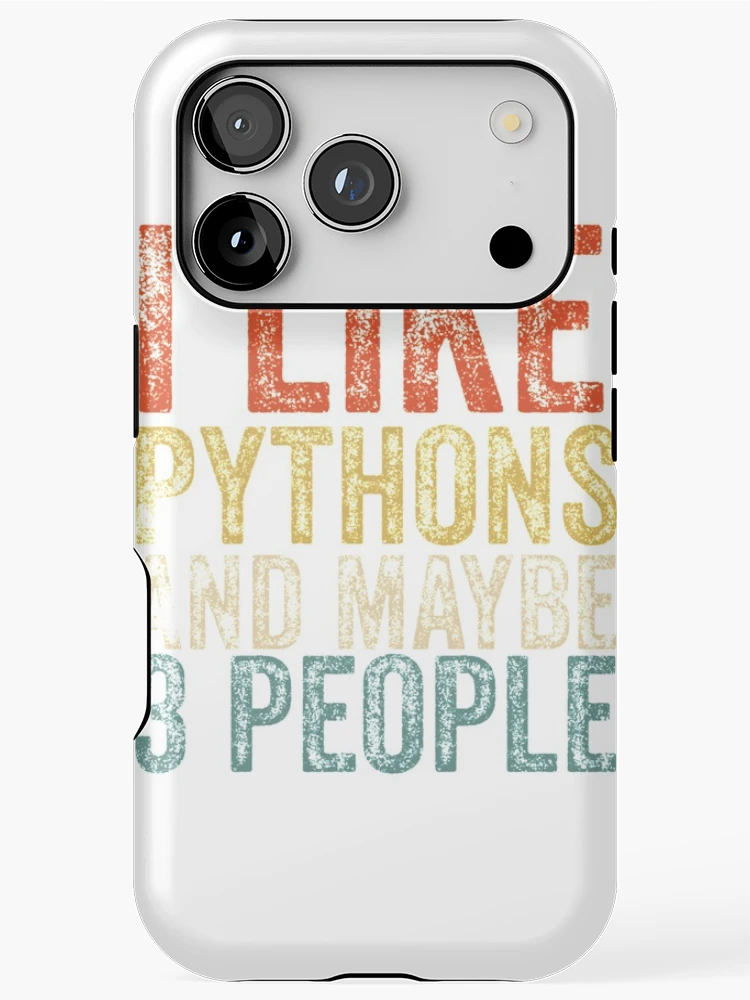 Thumbnail 1 of 4, iPhone Case, Python Tshirt python |Gift shirt python designed and sold by ellagnonmay.