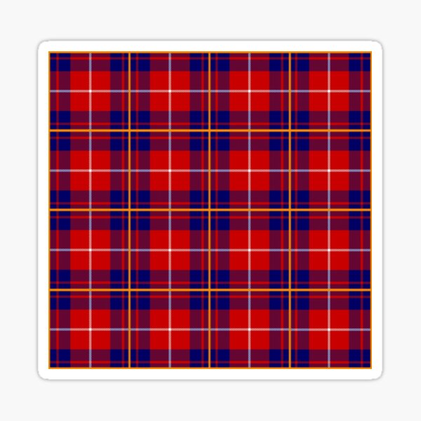 plaid Sticker