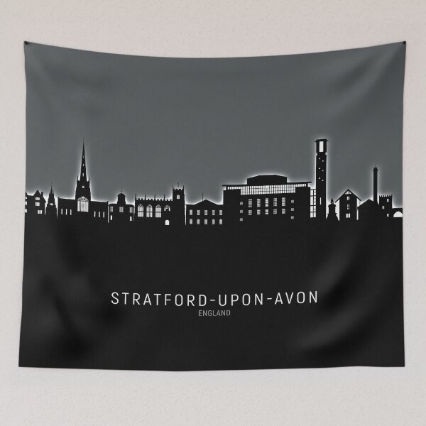 Item preview, Stratford-upon-Avon England Skyline designed and sold by ArtPrints.